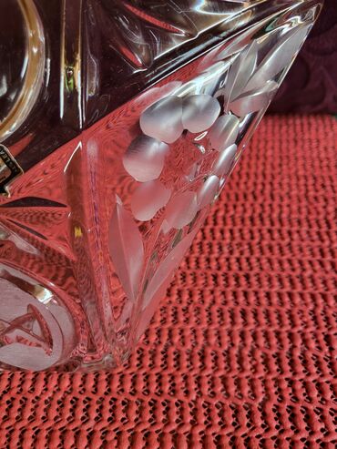 Ostalo posuđe: Bombonijera nova,kristal Zajecar 70te. Bombonijera kristalled — 12