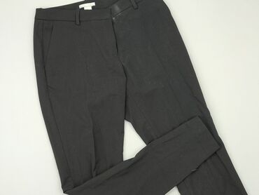 spodnie materiałowe z gumką: Material trousers, H&M, S (EU 36), condition - Good