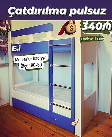 2ci el stul: Ikimərtəbəli çarpayı matras 🎁 — 1
