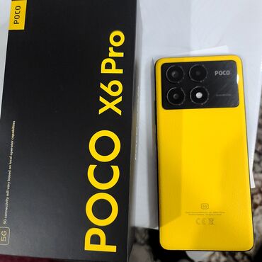 роутеры ош: Poco X6 Pro 5G, Б/у, 256 ГБ, цвет - Желтый, 2 SIM