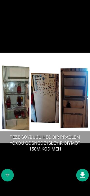 Soyuducular: İşlənmiş Soyuducu Satılır -da lalafo.az — 3 Soyuducular: İşlənmiş Soyuducu Satılır — 3