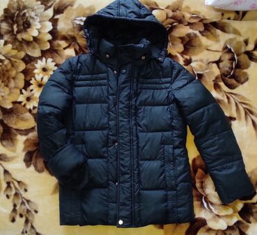 продам мужскую зимнюю куртку: Куртка L (EU 40), цвет - Синий