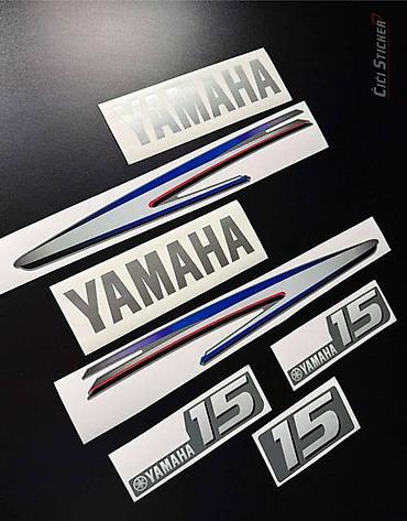 apriori marka: Kvalitetan komplet nalepnica za Yamaha Penta vanbrodski motor snage 15 — 2