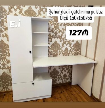 Dolablar: Kompüter masası, Açılmayan, Künc masa
