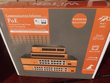 Kompüter ehtiyyat hissələri: Wi-Tek WI-PS205H PoE Switch - 4 PoE FE portu + 2 uplink FE portu -