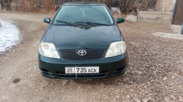 Toyota: Toyota Corolla: 2002 г., 1.6 л, Механика, Бензин, Седан