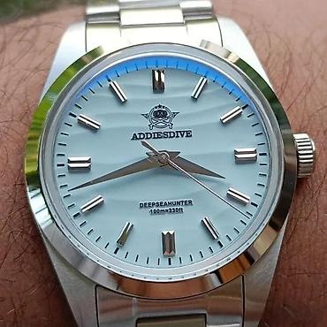 Ručni satovi: ADDIESDIVE AD2030 - 36mm - Plava - Seiko VH31 - MechaQuartz Potpuno — 4