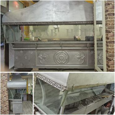 Restoran manqalları: Manqal.qiymet 1500 man.olcu uzunl.4metr.;hund.3m.;eni 60sm.unvan