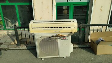 aux kondisioner inverter: Кондиционер Mitsubishi, Б/у, 100 и более м², Внешний блок, Нет кредита