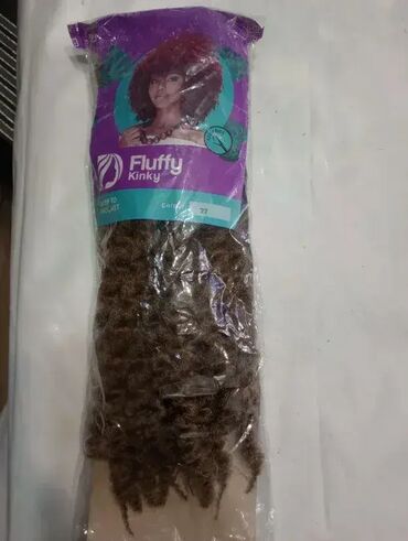 Perike i klipse: Fluffy Kinky - Crochet Braids 14.5” long — 1