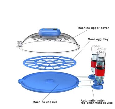 Oprema za kućne ljubimce: INKUBATOR Automatski nove generacije za 52 jaja 12v/220v — 3