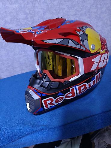 Шлемы: Мотокроссовый шлем Redbull от 100% красивый окрас шлема заставит вас — 2
