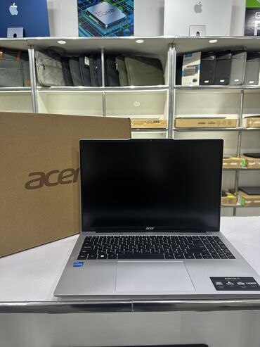 принтеры сканер: Ноутбук, Acer, 8 ГБ ОЭТ, Intel Core i3, 16 ", Жаңы, Татаал эмес тапшырмалар үчүн, эс тутум SSD