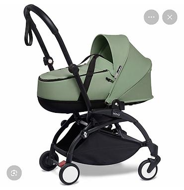 переноску: Люлька Babyzen YOYO Bassinet, цвет зеленый ) - Совместима с колясками — 4