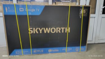 телевизор цена ош: Телевизор LED Skyworth 65Q66G с экраном 65” обладает качественным