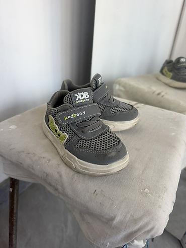 nike react: Детские кроссовки Kedberry (KDB) - Цвет: тёмно‑серый с салатовыми — 3