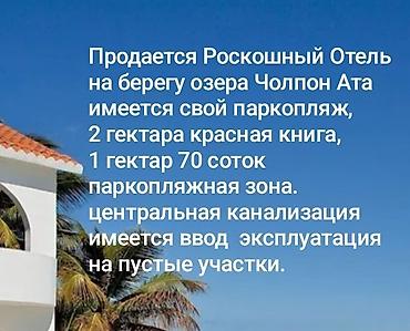 орошаемой земли: Роскошный отель на берегу озера Чолпон-Ата. Ключевые характеристики — 1