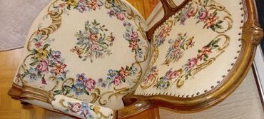 Stilske fotelje: Antikvrska tapacirana fotelja u stilu ROKOKO - Konstrukcija: čvrsto — 5