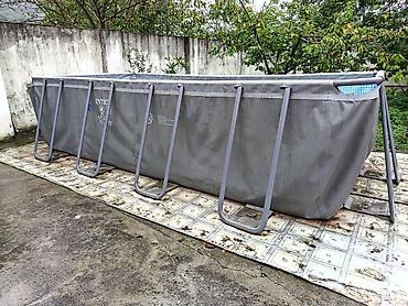 Metal karkaslı hovuz – Intex Prism Frame tipli - Forma: düzbucaqlı