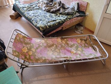 Другая детская мебель: РАСКЛАДУШКА АЛЮМИНИЙ . ДЛИНА 150см. НА РОСТ 110--145см ПОДРОСТКОВ