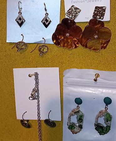 Ogrlice: Ručno rađene ogrlice – razni modeli - Set od zlatno‑braon perli — 15