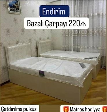 Yeni, Təknəfərlik çarpayı, Bazalı, Matras ilə, Siyirməsiz, Azərbaycan