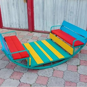Другие игровые комплексы: Продаю качелю-качалку "Лодочка" Вместимость: от 2 до 6 детей Идеально — 8