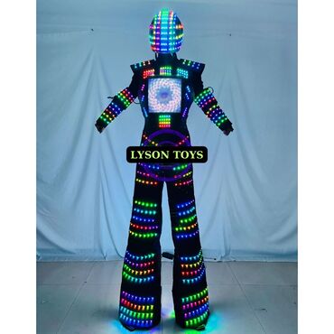 zhenskie legginsy so strazami: Led Robot #mascot #karnaval #biznes #sou #parti #karnaval #geyim