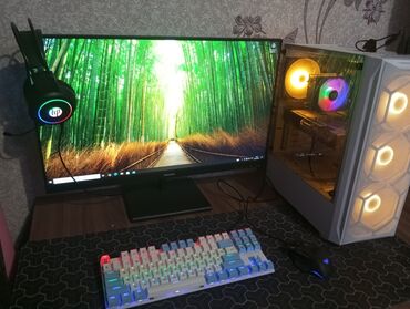 оперативная память ddr5: Компьютер, ядролор - 10, ОЭТ 32 ГБ, Оюндар үчүн, Колдонулган, Intel Xeon, AMD Radeon RX 580, HDD + SSD