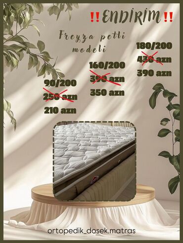 döşək matras: Yeni, Ortopedik matras
