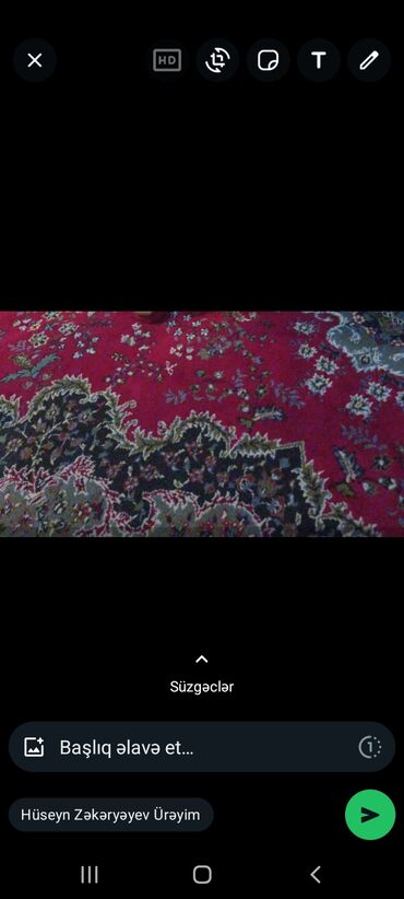 tebriz xalcalarinin qiymetleri: Xalça Dekorativ, İran, Kredit yoxdur