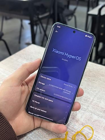 apple iphone 14: Xiaomi, 14 Pro, Б/у, 256 ГБ, цвет - Зеленый, 2 SIM — 4
