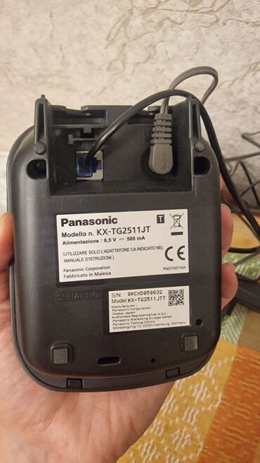 kabelsiz ev telefonlari: Stasionar telefon Panasonic, Simsiz, İşlənmiş, Ünvandan götürmə