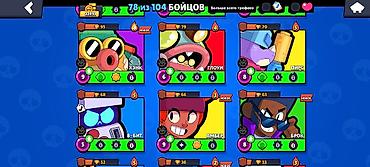 сы 4: Игровой аккаунт Brawl Stars. Основное: - Путь к славе: 22 491 трофей — 10