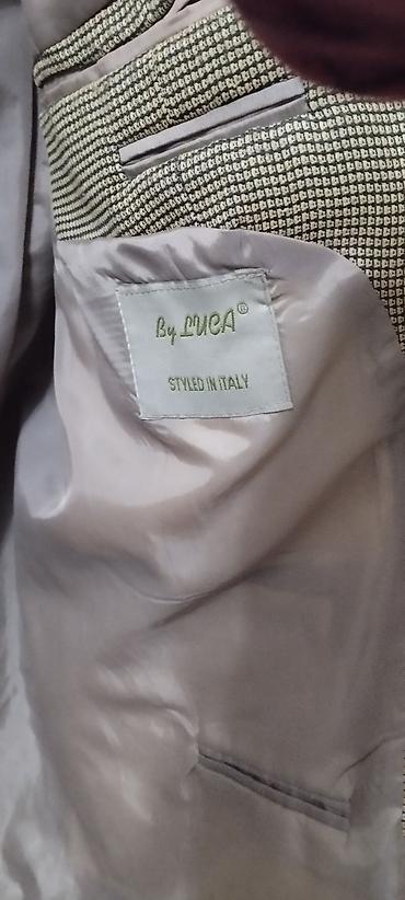 кожаный плащь: Мужской костюм, 2XL, Bershka, Б/у, Самовывоз — 9
