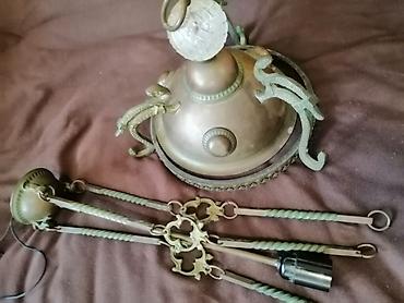 İşıqlandırma: Çılçıraq, 1 lampa, Metal — 3