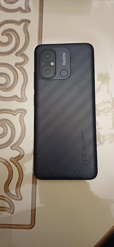 qaz peci qiyməti: Redmi 12C, 128 GB, rəng - Qara, Barmaq izi — 1
