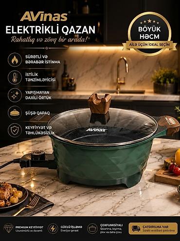Elektrik qazan Avinas, 8 l, Yeni, Ünvandan götürmə, Ödənişli çatdırılma, Rayonlara çatdırılma