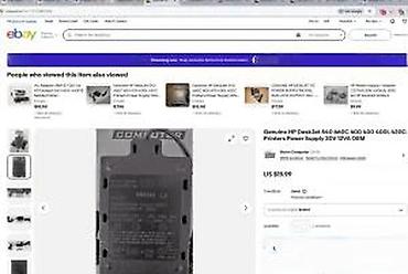 Adapteri i punjači za laptop: Original HP AC adapter/napajanje - Brend/model: Hewlett-Packard (HP) — 10