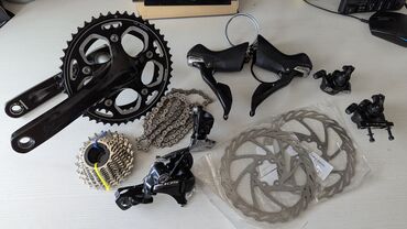 талас велик: Продаётся б/у группсет Shimano 105 R5800 2x11, система FC-RS500