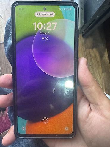 samsung tab 5: Samsung Galaxy A52 5G, rəng - Qara, Face ID — 1
