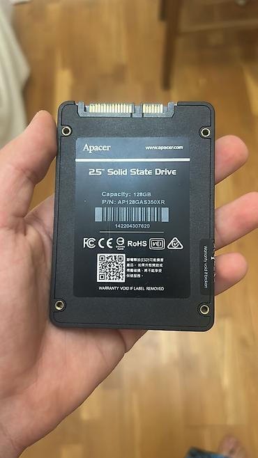128 gb ssd: Daxili SSD disk Apacer, 120 GB, 2.5", İşlənmiş — 2