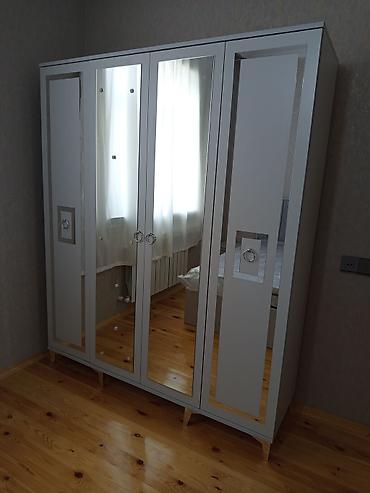 Новый, 4 двери, С зеркалом, Распашной, Прямой шкаф — 2