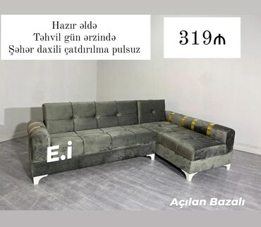 Divanlar: Künc divan, Yeni, Açılan, Bazalı, Pulsuz çatdırılma