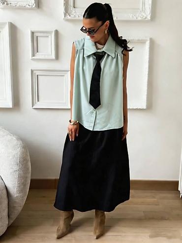 Ostalo: Bluzica + kravata = 2500 dinara🌼🌀🌀 — 6