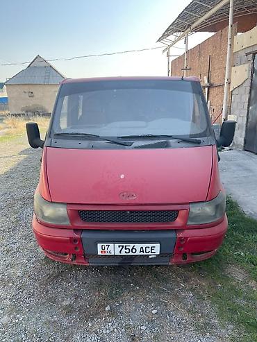 ford f: Грузовой фургон Ford Transit 2004 г красный. Дизель, 2 куб, передний — 2