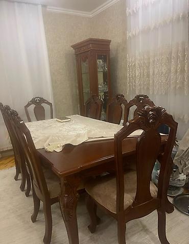Qonaq otağı üçün, Yeni, Açılmayan, Dördbucaq masa, 8 stul lalafo.az -da Qonaq otağı üçün, Yeni, Açılmayan, Dördbucaq masa, 8 stul