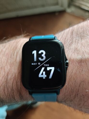 geneve saat: İşlənmiş, Smart saat, Amazfit, Sensor ekran, rəng - Qara