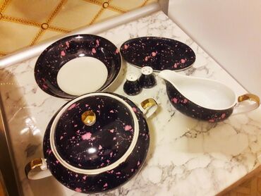 Nahar dəstləri və servizlər: Nahar dəsti, rəng - Göy — 5