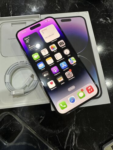 iphone 14 qiyməti: IPhone 14 Pro, 256 GB, Deep Purple
